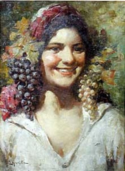 Young Beauty Oil Painting by Gaetano Esposito