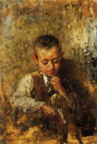 Giovinetto Oil Painting by Gaetano Esposito