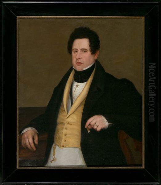 Retrato De Un Joven Oil Painting by Antonio Maria Esquivel Suarez de Urbina