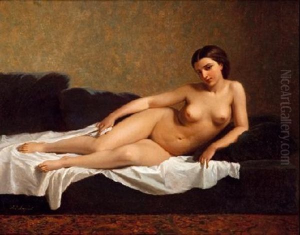 Desnudo Oil Painting by Antonio Maria Esquivel Suarez de Urbina