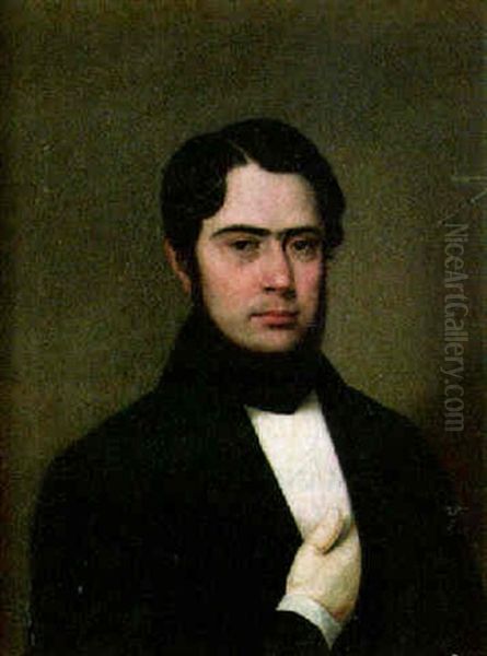 Retrato De Caballero by Antonio Maria Esquivel Suarez de Urbina