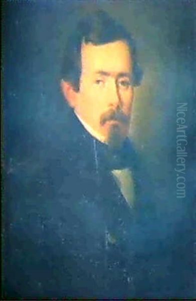 Retrato De Zorrilla Oil Painting by Carlos Maria Esquivel