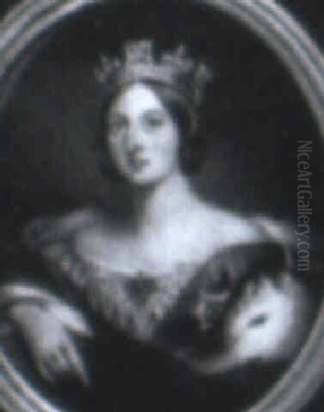 Queen Victoria Oil Painting by William Essex