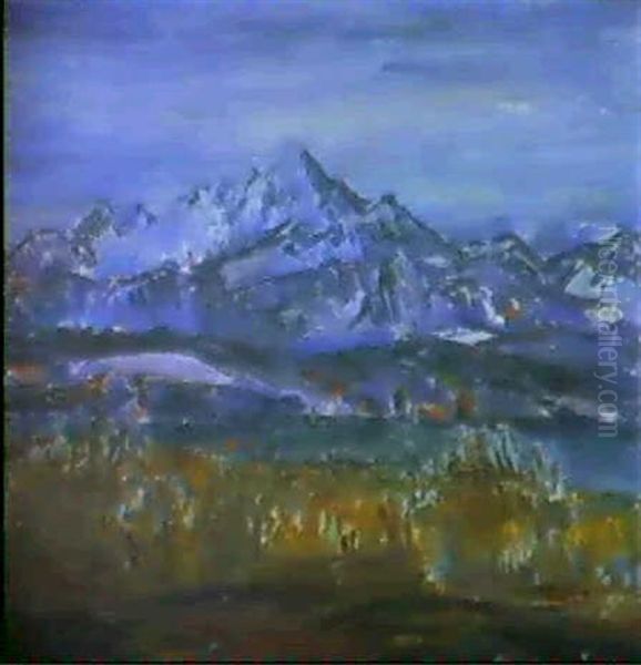 Mittagskogel Oil Painting by Felix Esterl