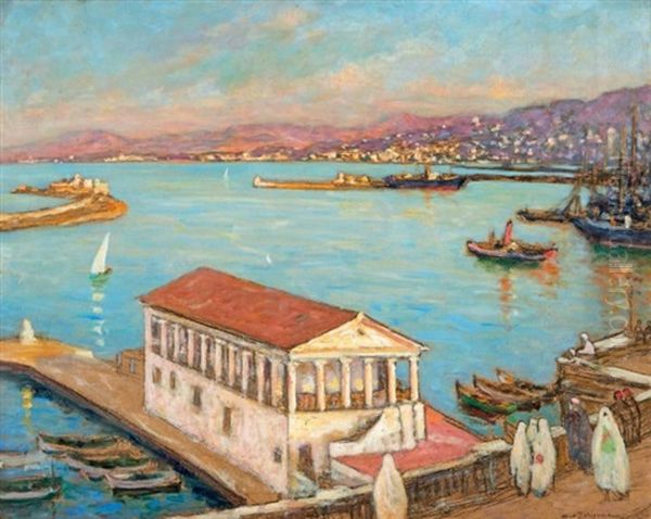 Port En Orient Oil Painting by Henry d' Estienne