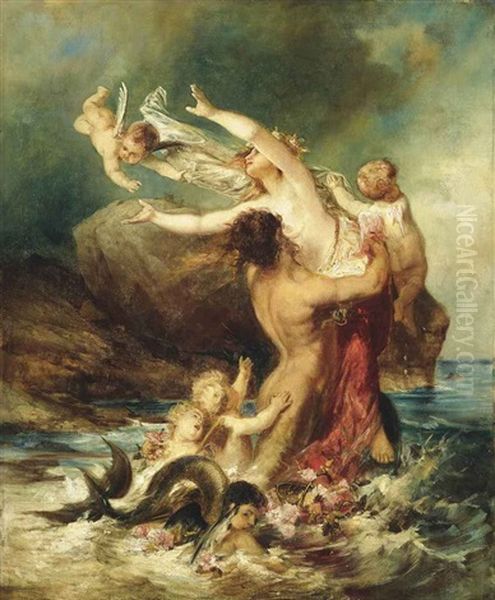 The Abduction Oil Painting by William Etty