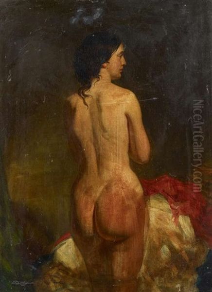 Ruckenakt Oil Painting by William Etty