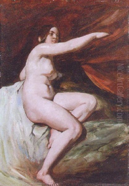 A Nude Oil Painting by William Etty