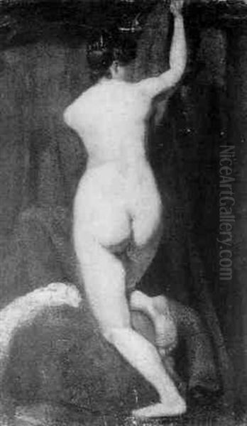 Portrait Of A Nude Woman Oil Painting by William Etty