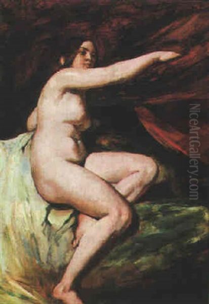 Portrait Of A Nude Oil Painting by William Etty