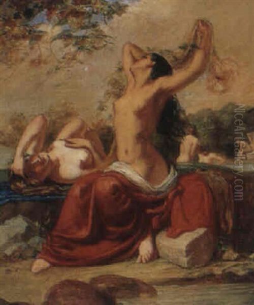 The Bathers Oil Painting by William Etty