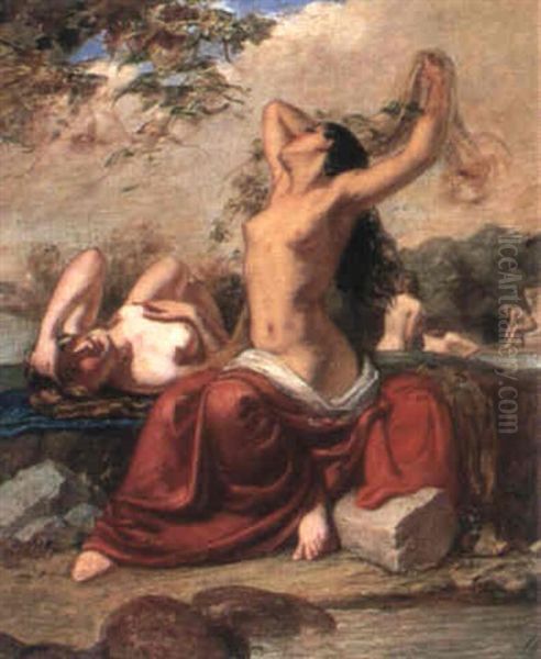 The Bathers Oil Painting by William Etty