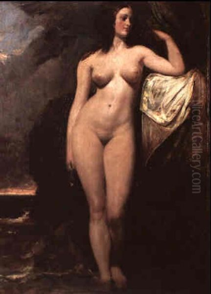 Ariadne At Naxos Oil Painting by William Etty