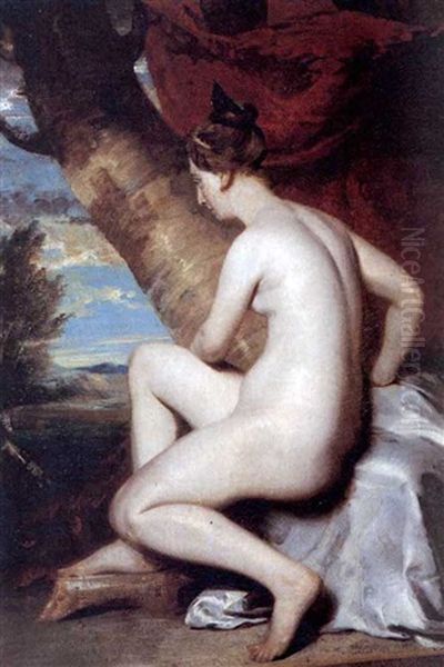 Femme Au Bain Oil Painting by William Etty