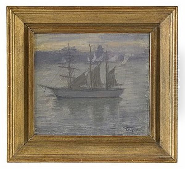 Vinterliggare - Stockholm Oil Painting by Prince (Napoleon Nicolaus) Eugen