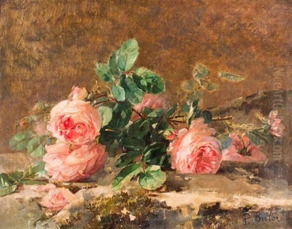 Roses Oil Painting by Pierre Nicolas Euler