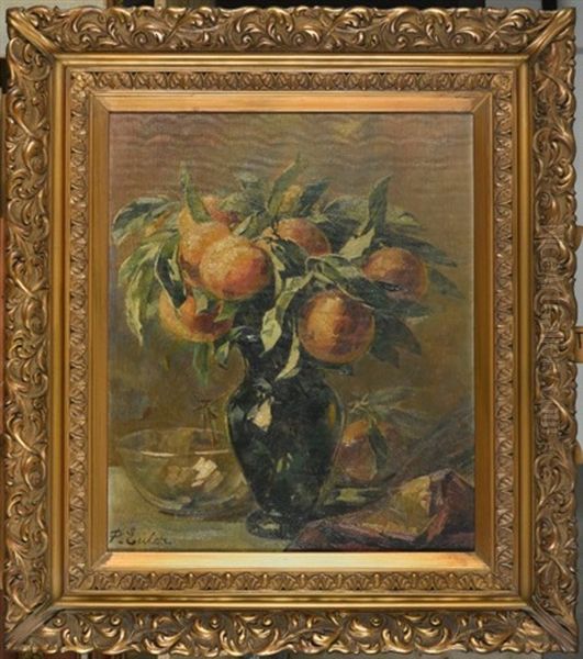 Bouquet De Branches De Pechers Oil Painting by Pierre Nicolas Euler