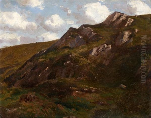 Paysage Oil Painting by Charles-Francois Eustache