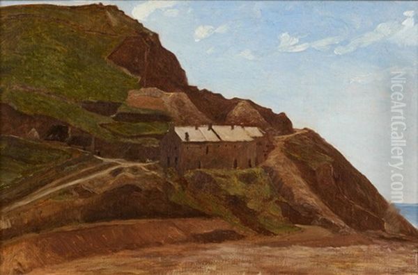 Paysage Oil Painting by Charles-Francois Eustache