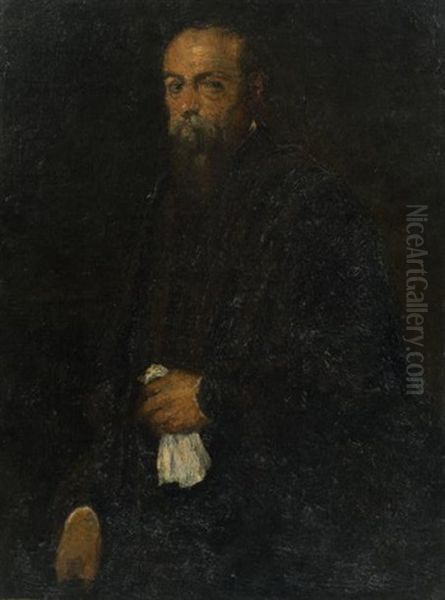 Portrait D'homme, D'apres Le Tintoret Oil Painting by Henri Evenepoel