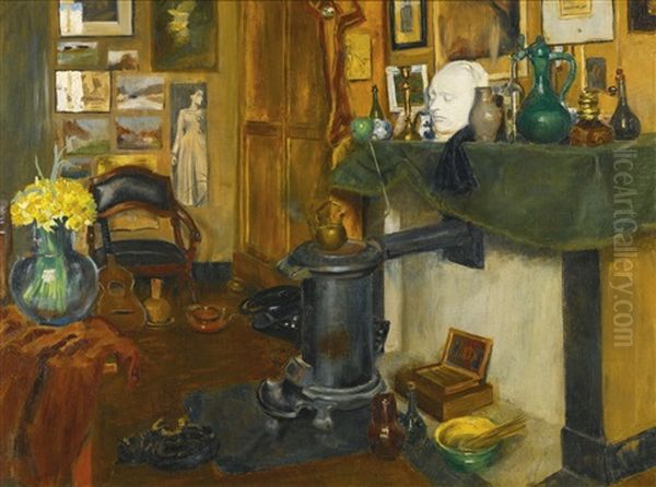 La Chambre De L'artiste Oil Painting by Henri Evenepoel