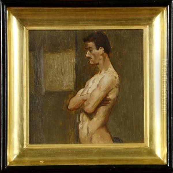 Modele Aux Bras Croises Oil Painting by Henri Evenepoel