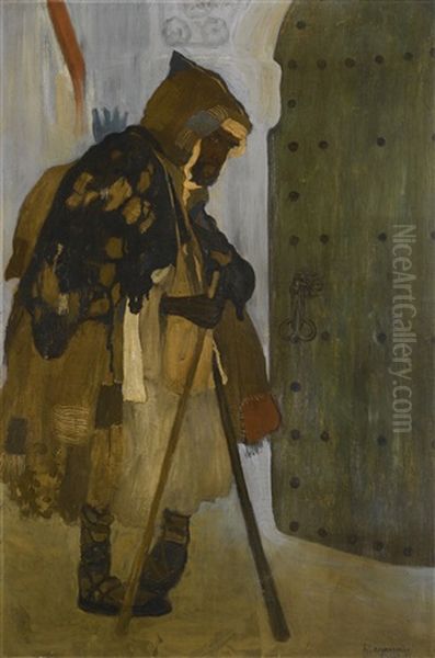 Mendiant, Algerie Oil Painting by Henri Evenepoel