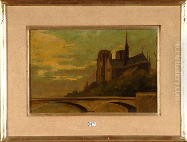 Notre-dame De Paris Oil Painting by Henri Evenepoel