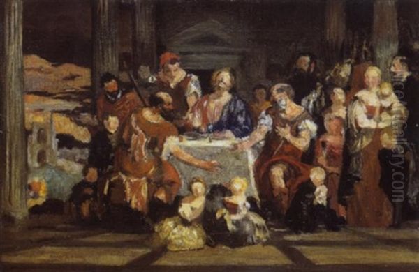 De Emmausgangers Oil Painting by Henri Evenepoel