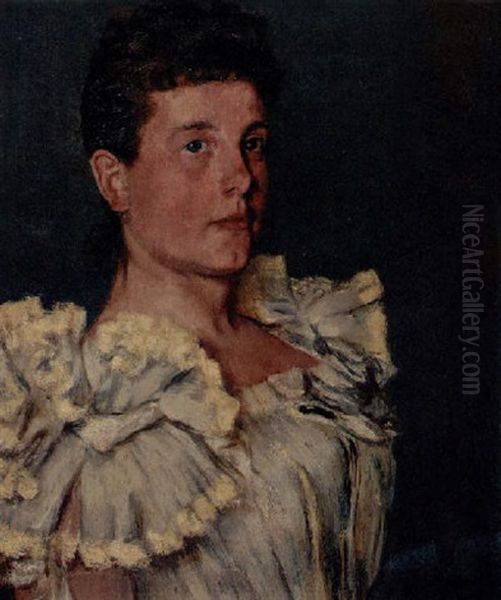 Portrait Of Miss Williams Oil Painting by Henri Evenepoel