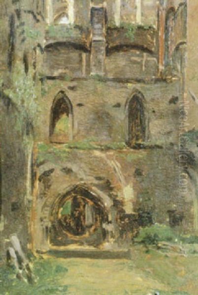 Ruines Van Villers-la-ville Oil Painting by Henri Evenepoel