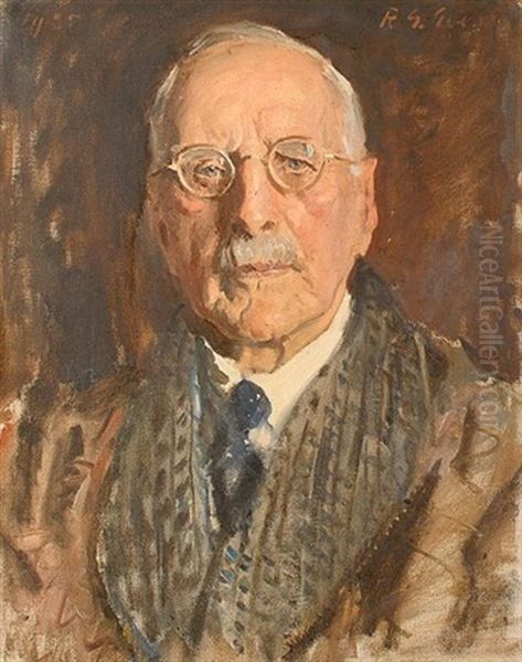 Sir David Shackleton Oil Painting by Reginald Grenville Eves