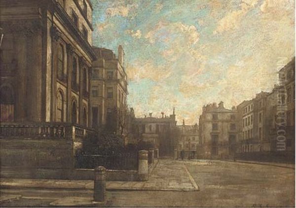 Chester Terrace Oil Painting by Reginald Grenville Eves