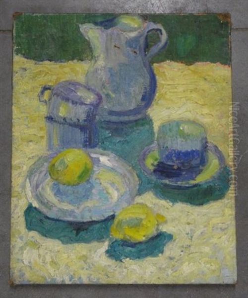 Nature Morte Oil Painting by Konstantin Invanovich Evseev