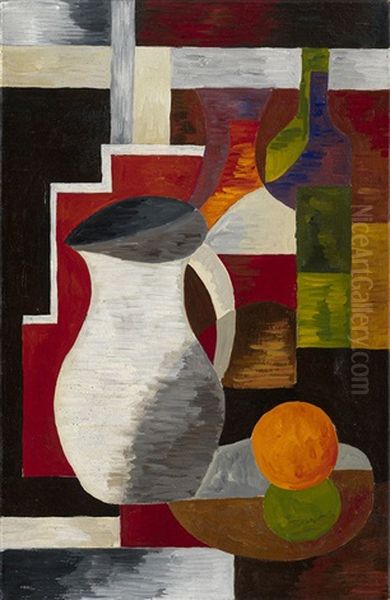 Still Life With A Jug by Alexandra Exter