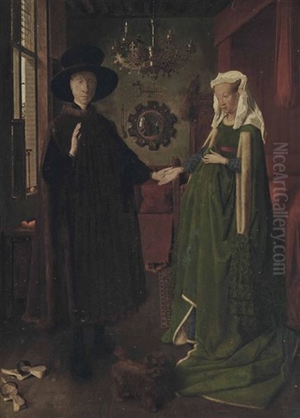 The Arnolfini Portrait Oil Painting by Jan Van Eyck