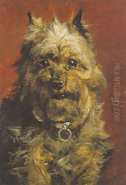 A Dog by Charles van den Eycken