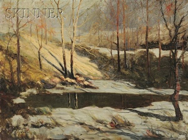 The Frozen Stream Oil Painting by William Arnold Eyden