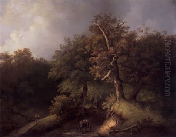 Waldlandschaft Mit Fuhrmann Und Eselskarren
































































Waldlandschaft Mit Fuhrmann U Oil Painting by Johann Christian Michael Ezdorf