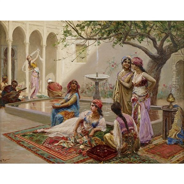 In The Harem Oil Painting by Fabio Fabbi