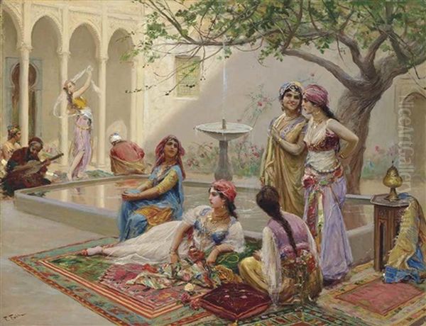 In The Harem Oil Painting by Fabio Fabbi