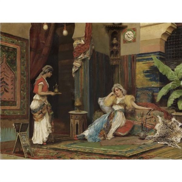 In The Harem Oil Painting by Fabio Fabbi