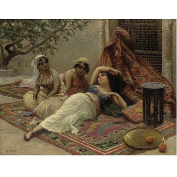 In The Harem Oil Painting by Fabio Fabbi