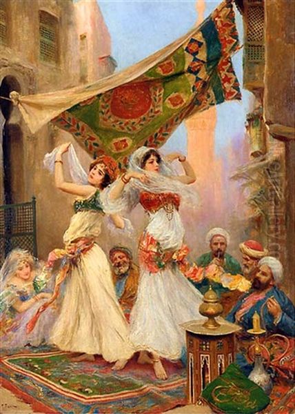 The Harem Dancers Oil Painting by Fabio Fabbi