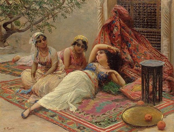 In The Harem Oil Painting by Fabio Fabbi