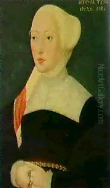 Damenbildnis Oil Painting by Conrad (von Creuznach) Faber