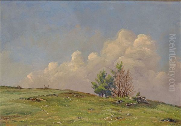 Alblandschaft Oil Painting by Eugen Faber