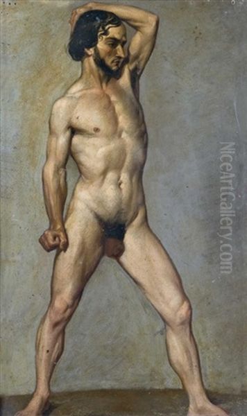 Nudo (studio) Oil Painting by Francois-Xavier Fabre