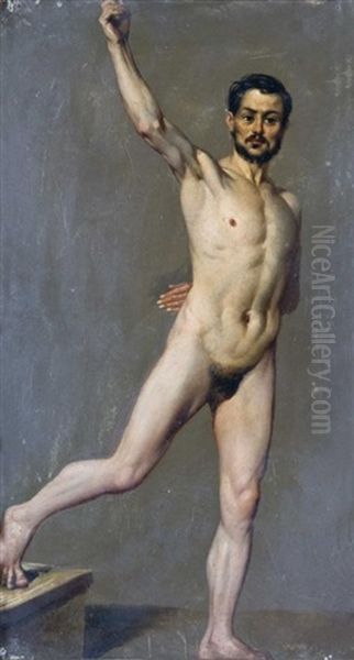 Nudo (studio) Oil Painting by Francois-Xavier Fabre