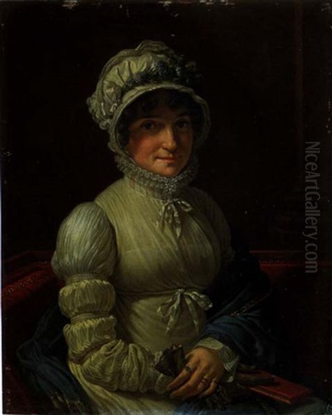 Bildnis Der Pinzessin Dorota Barbara Jablonowska. Oil Painting by Francois-Xavier Fabre